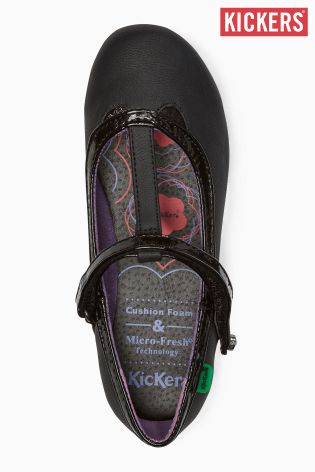 Black Kickers&reg; Back To School T-Bar Shoe